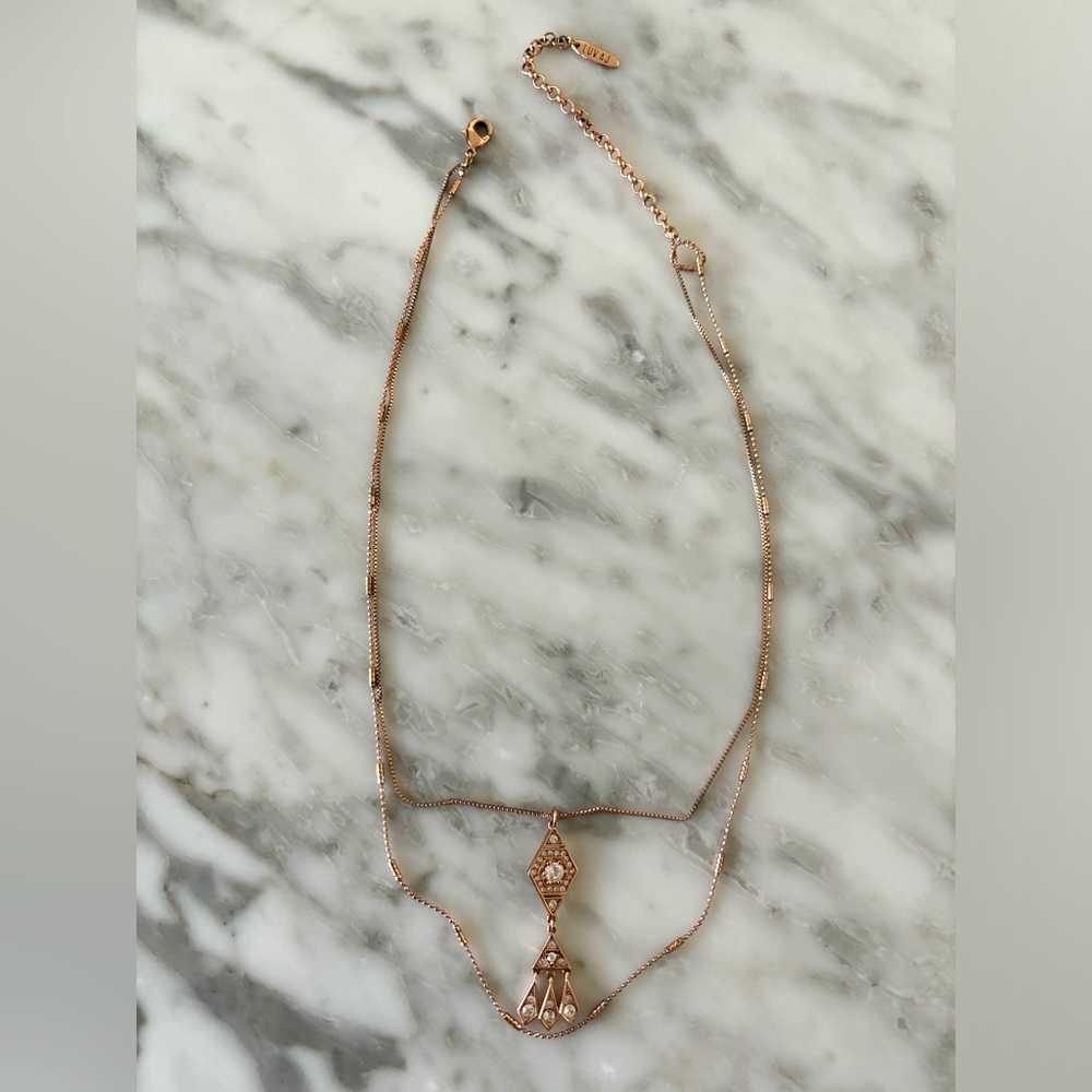 Rose gold LUV AJ Necklace